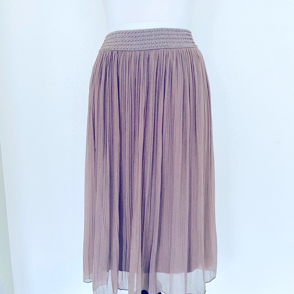 SOLD ❌ NWT Taupe Maxi Skirt in Size Large